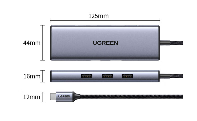 UGREEN-绿联-HDMI网线转接头4K-CM512