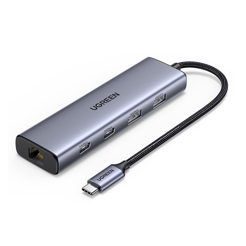 绿联USB Type-C 扩展坞千兆网卡多功能拓展坞