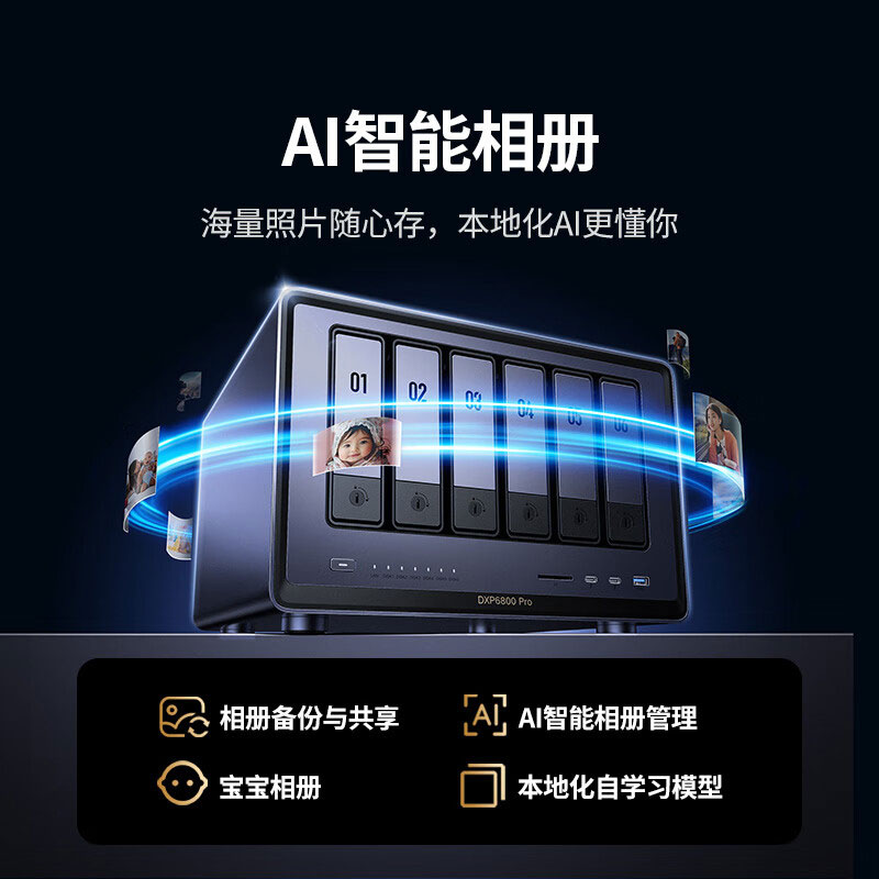 绿联NAS私有云存储-DXP6800 Pro