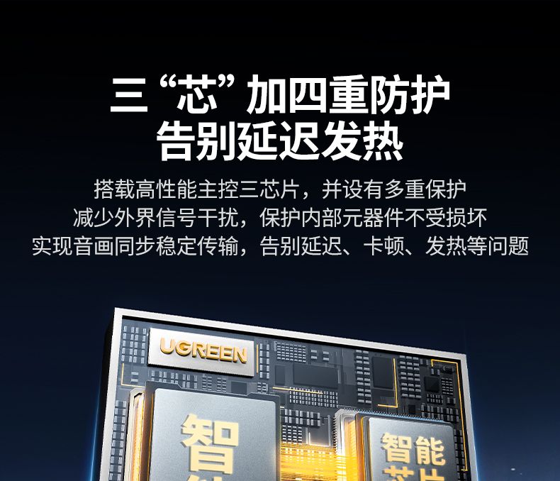 绿联CM711-25374 画面高清 减少延迟卡顿