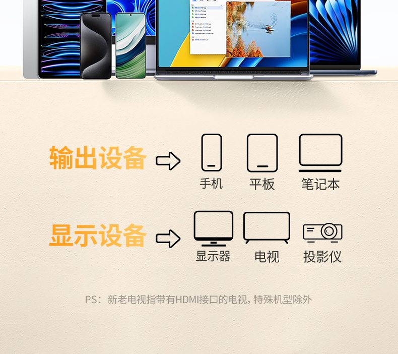 UGREEN 投屏器 笔记本即连即投