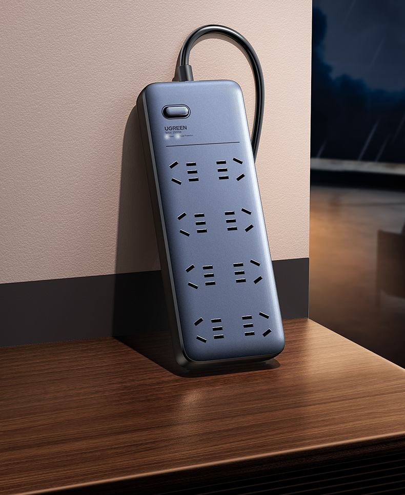 绿联CD301 8位新国标插孔 多设备同时供电