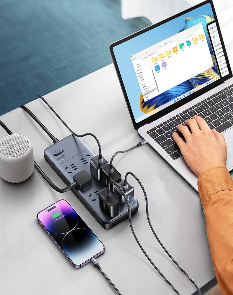 绿联CD301 铜线芯加粗33% 安全升级