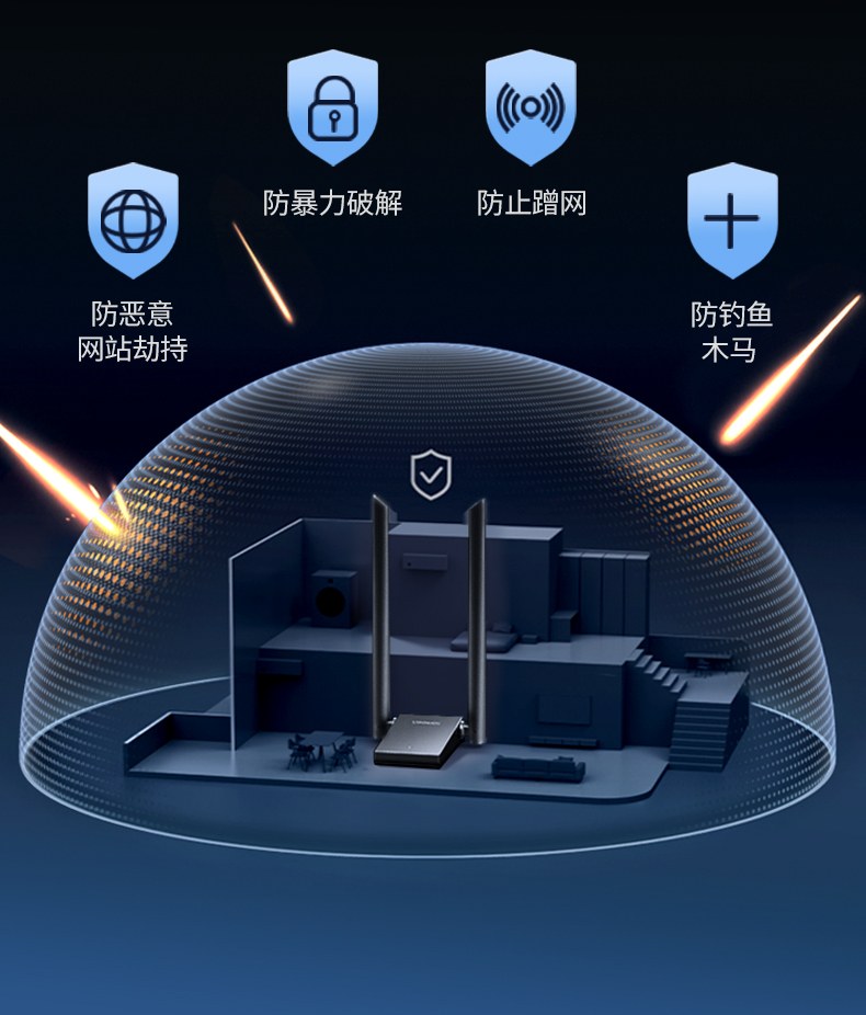 绿联CM495-25226 双频切换 适应复杂网络环境