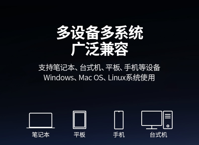 绿联CM648-25051 支持4K视频 高清画质输出