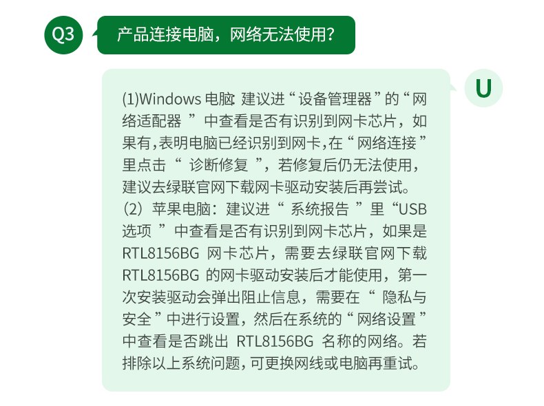 绿联CM648-25052 智能识别技术 自动匹配网络