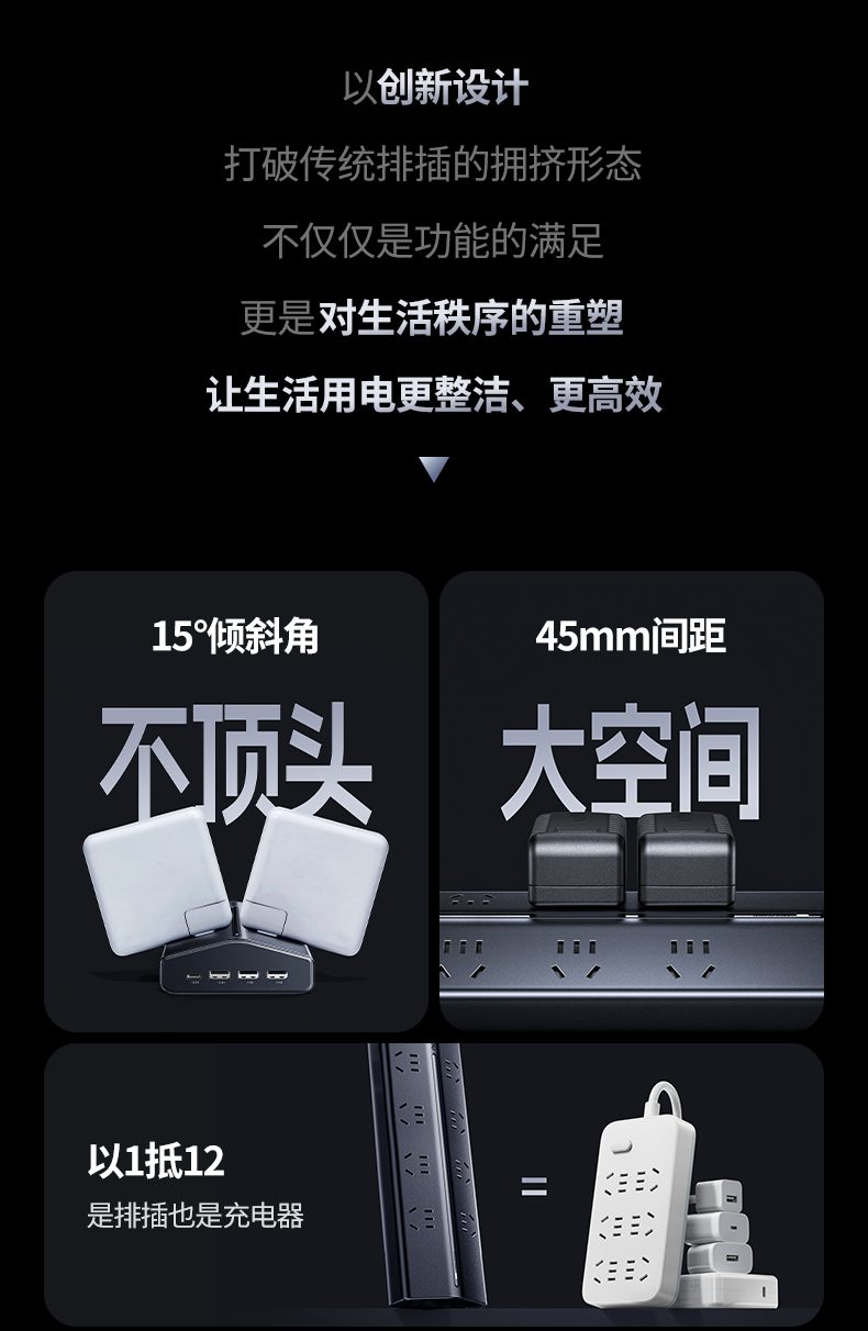 绿联T830 1.5米线长 桌面灵活摆放