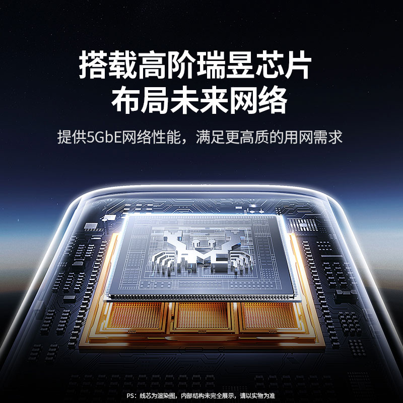绿联Type-C转5GbE有线网卡 USB-C转RJ45转接器