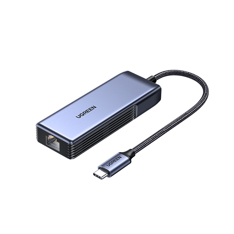绿联Type-C转5GbE有线网卡 USB-C转RJ45转接器
