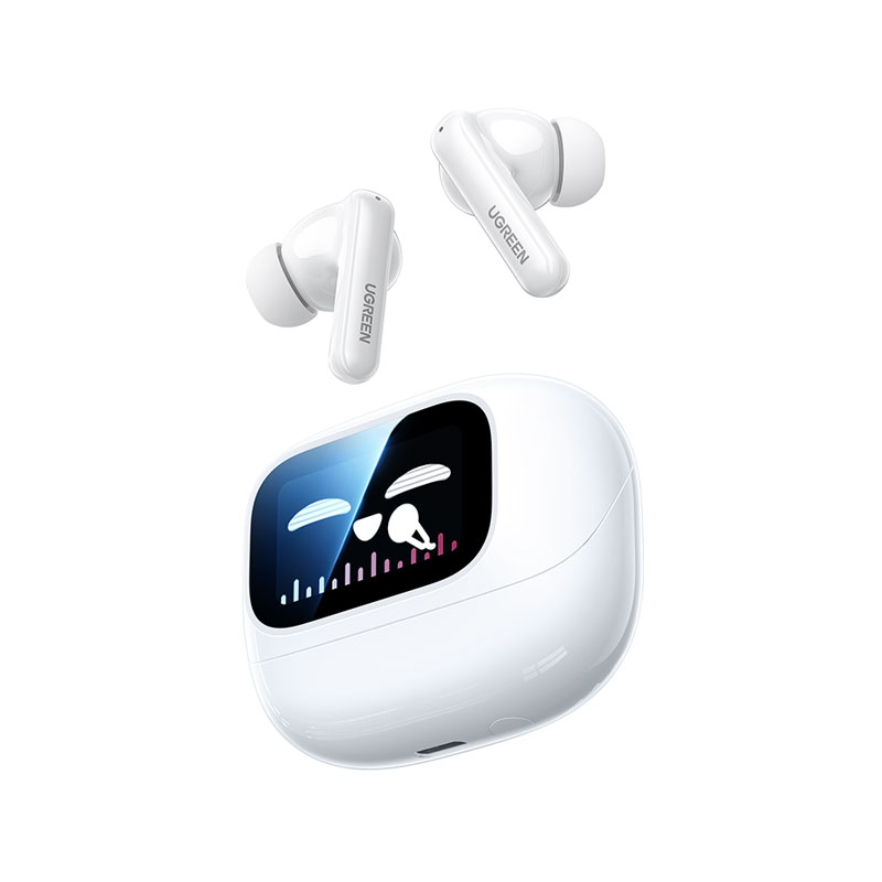 绿联HiTune T6 Magic蓝牙耳机 - 彩屏智能操作