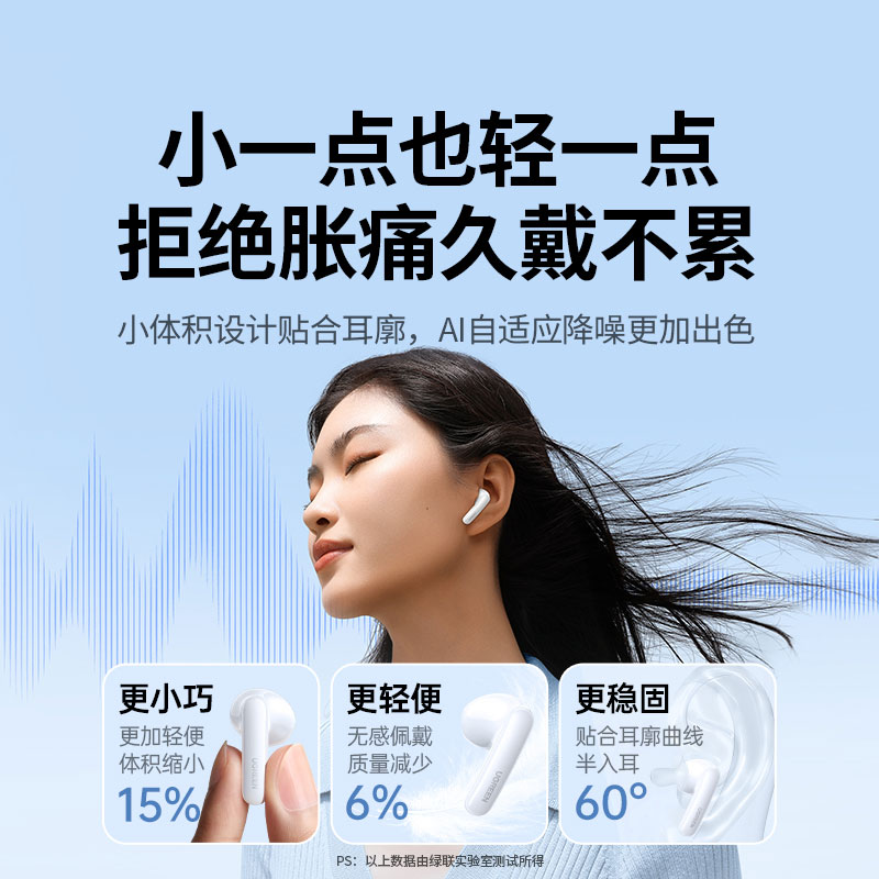 绿联Hitune H6 Pro+主动降噪蓝牙耳机