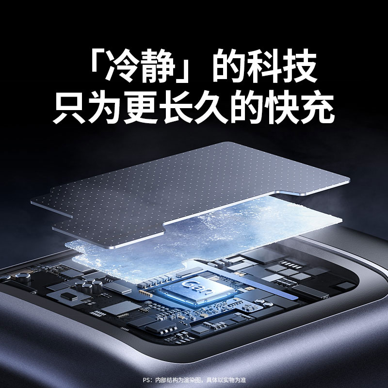 绿联65W伸缩线氮化镓充电器