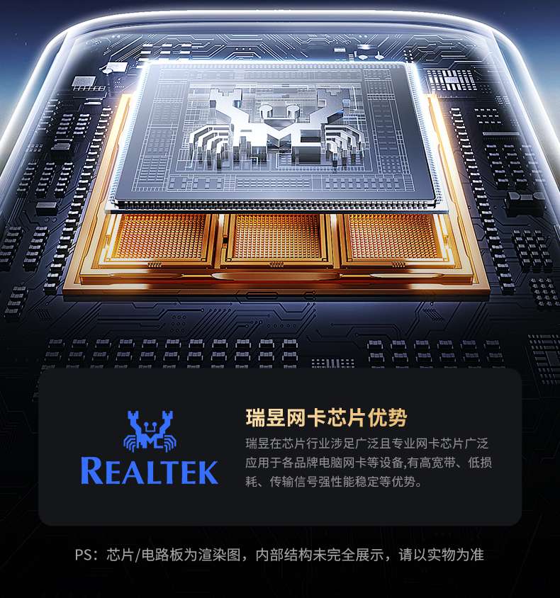 绿联5GbE有线网卡 适配苹果Mac/华为笔记本 即插即用