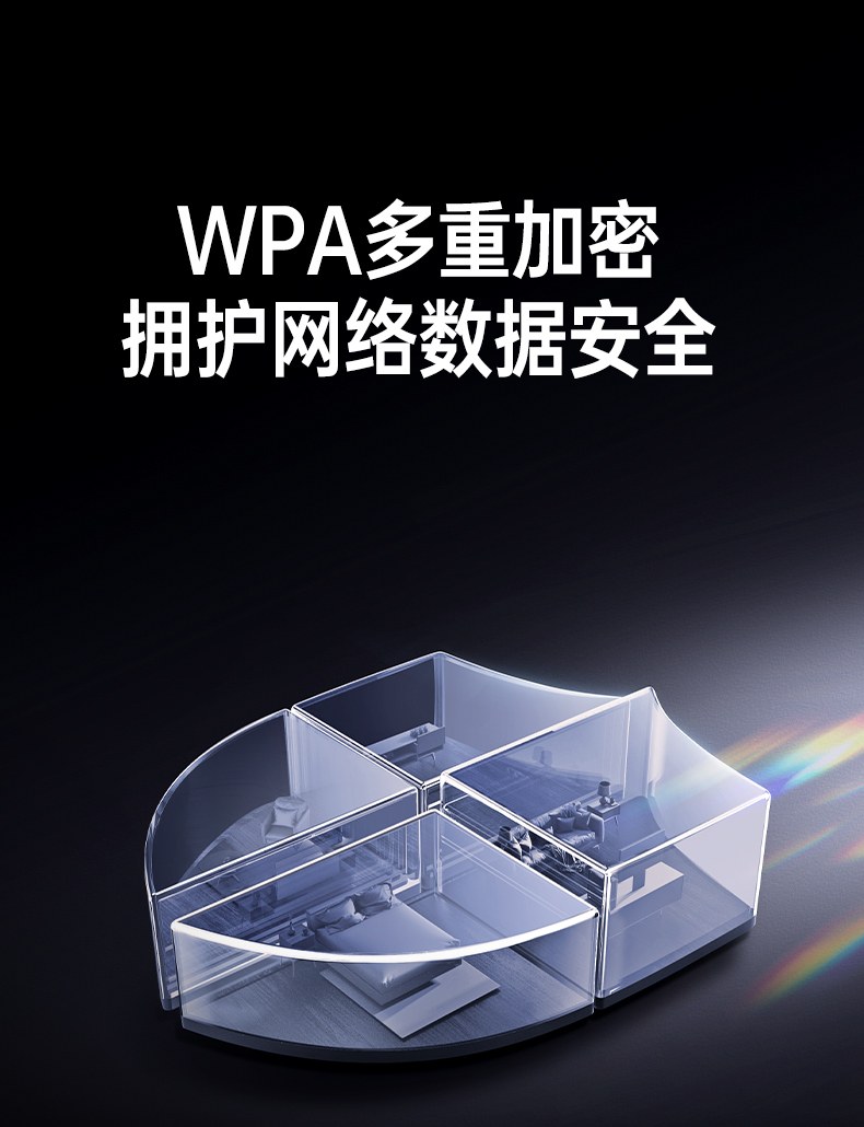 绿联CM860 智能安全防护 自动拦截钓鱼WiFi 保护隐私