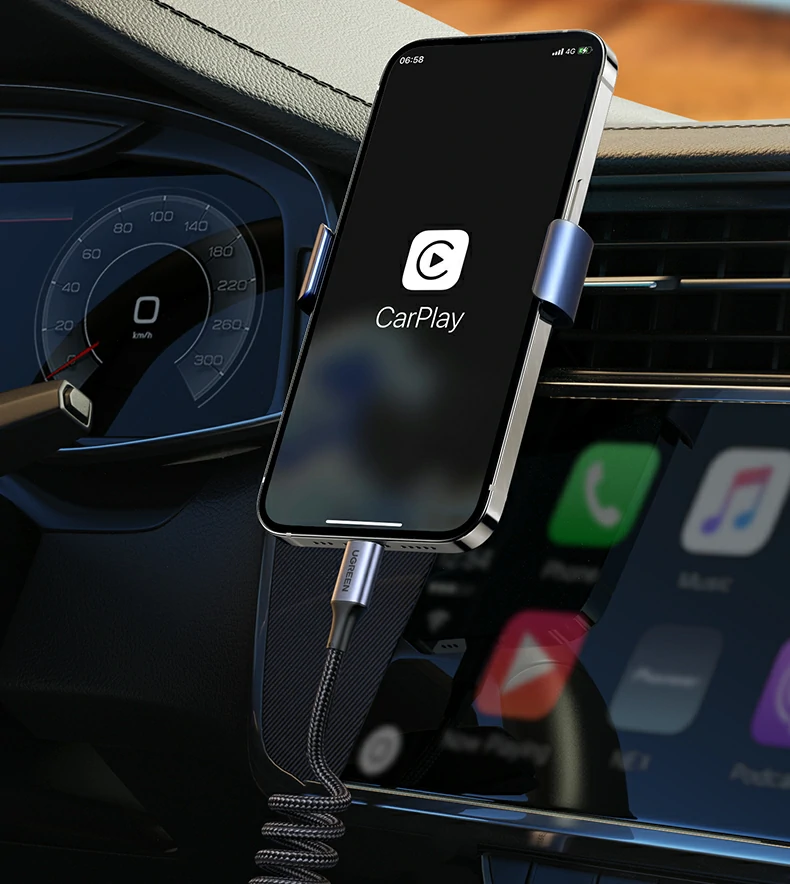 绿联L507镀锡铜线芯稳定耐用 绿联L507车载线,镀锡铜线芯稳定耐用