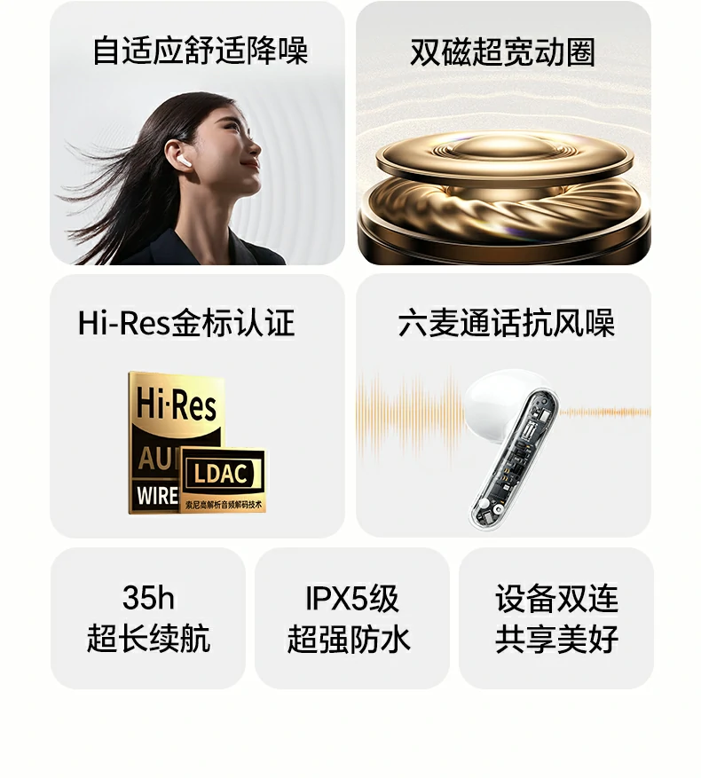 绿联 WS216 蓝牙耳机仿生曲线设计 绿联 WS216 蓝牙耳机仿生曲线设计