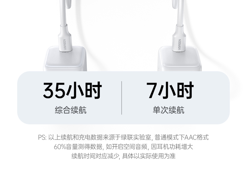 绿联蓝牙耳机 支持SBC/AAC编码 音质有保障 绿联蓝牙耳机 支持SBC/AAC编码 音质有保障