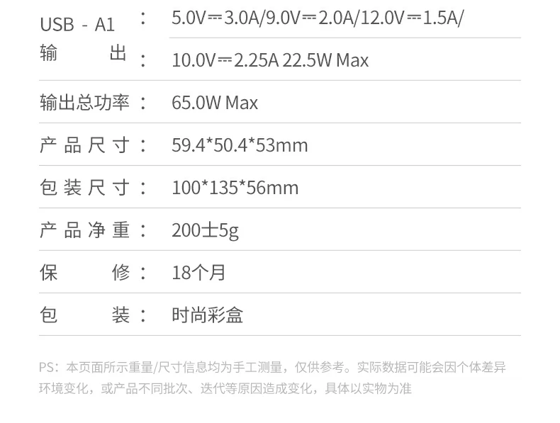 绿联65W氮化镓多口充电头 绿联65W氮化镓多口充电头