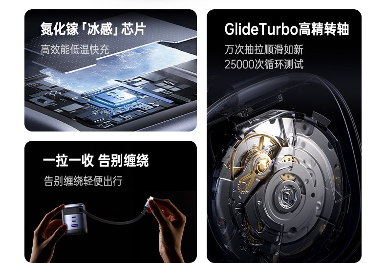 绿联X606四口同充设计支持多设备同时快充 绿联X606四口同充设计支持多设备同时快充