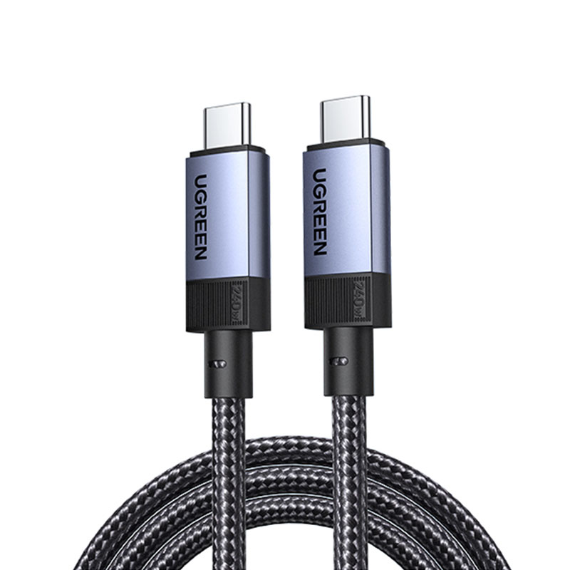 绿联全功能Type-C编织数据线 240W快充 支持4K投屏