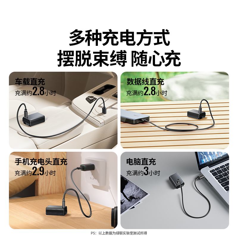 绿联 索尼NP-FW50相机电池 Type-C直充版