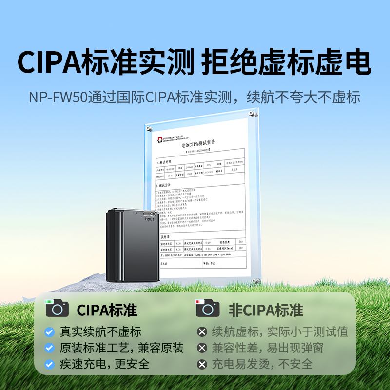 绿联 索尼NP-FW50相机电池 Type-C直充版