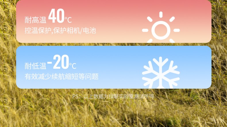 UGREEN绿联-品质新体验,数码选绿联 绿联BC130电池耐高温测试场景,安全性能优异