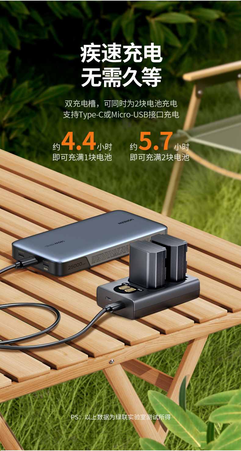 UGREEN绿联-品质新体验,数码选绿联 循环充电寿命长,环保耐用不易老化