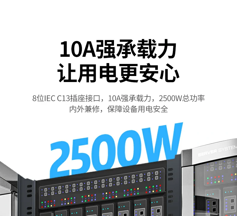 绿联C13插位布局展示