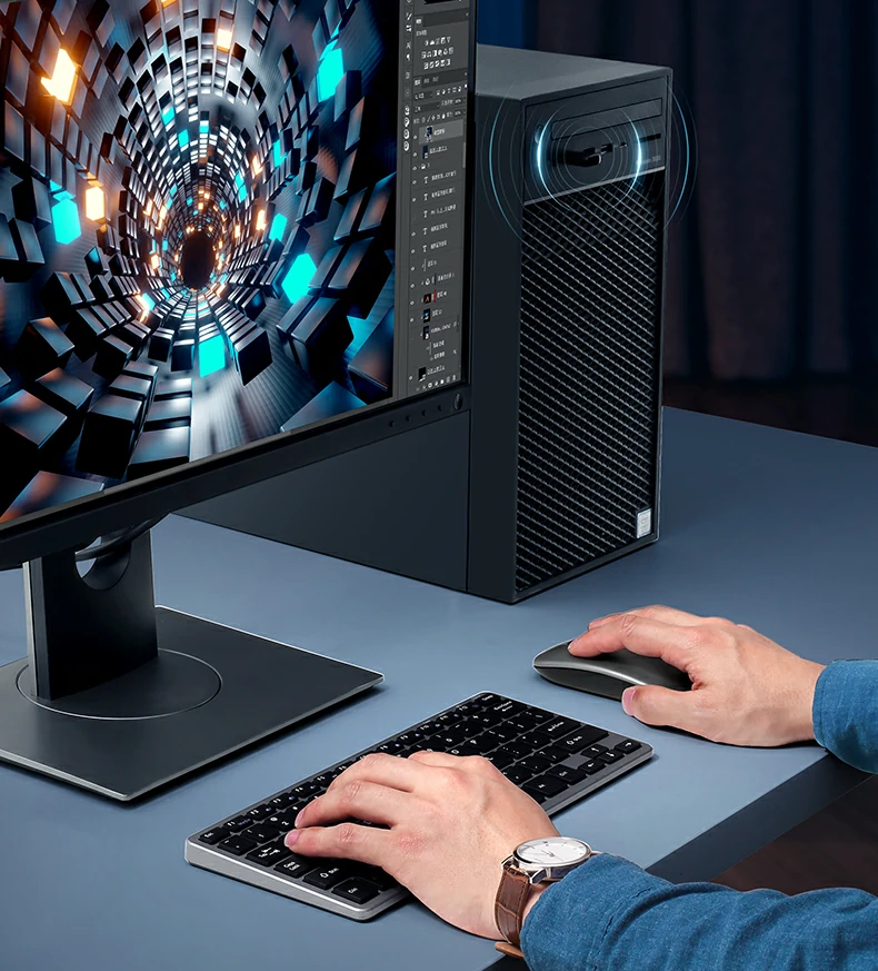 UGREEN绿联-品质新体验,数码选绿联 绿联CM748蓝牙适配器轻巧便携,办公桌面使用展示