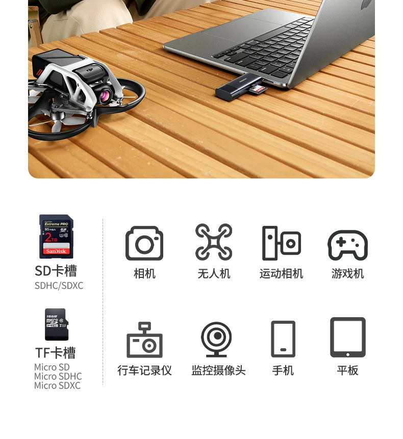 绿联CM803读卡器312MB/s理论速率实测截图