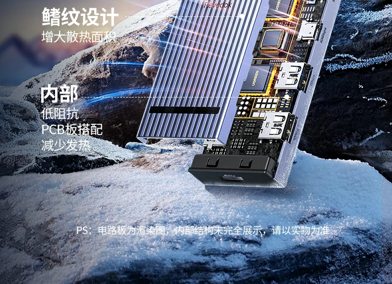 UGREEN绿联-品质新体验,数码选绿联 绿联CM886扩展坞多屏连接方案,提升生产力体验