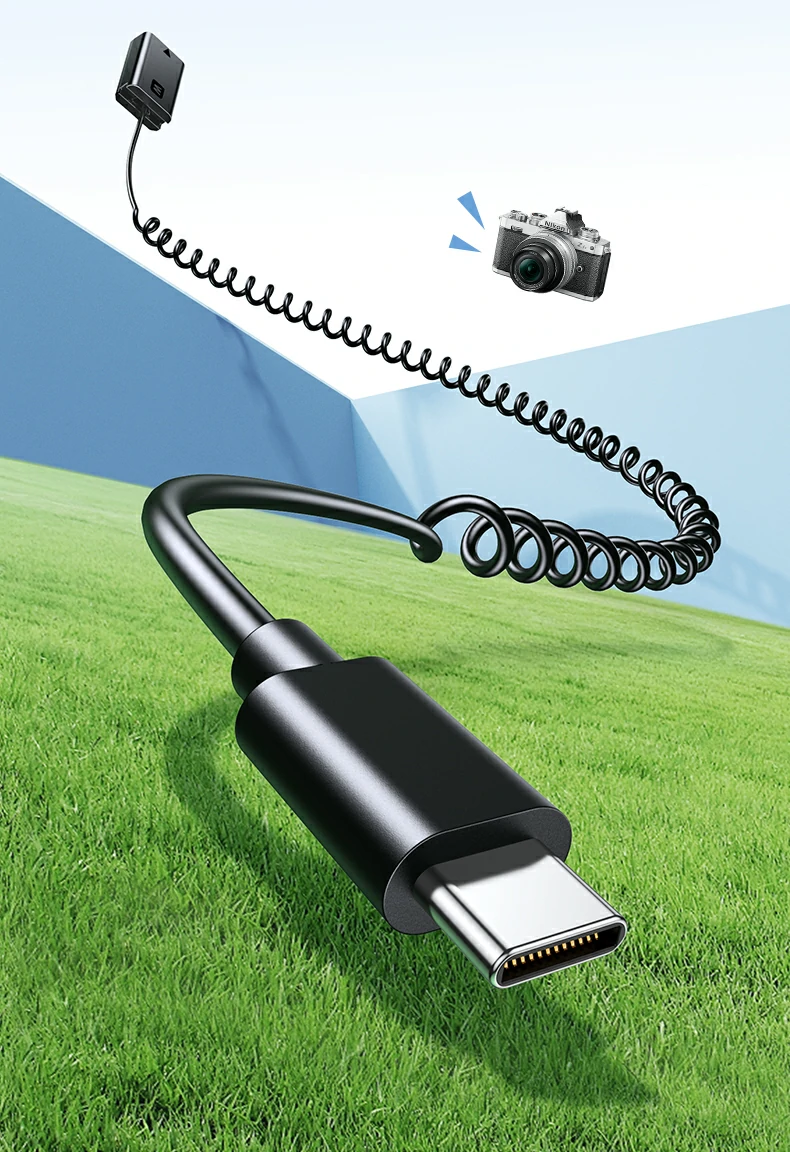 hth登录官网
-品质新体验,数码选绿联 绿联相机模拟电池Type-C接口特写,支持充电宝续电使用场景