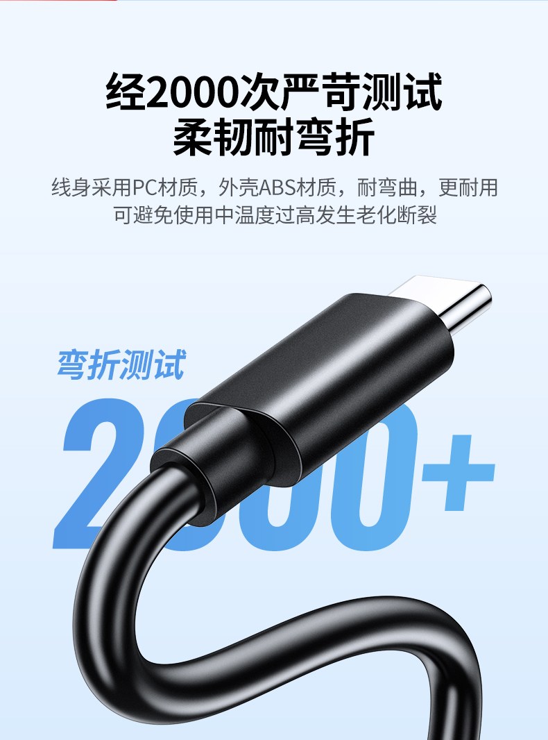 hth登录官网
-品质新体验,数码选绿联 绿联CP649耐弯折测试展示,2000次弯折仍保持性能稳定