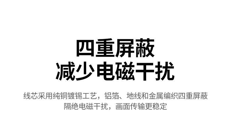 绿联HD131线身柔韧性展示 高质量HDMI线身柔韧易布线效果
