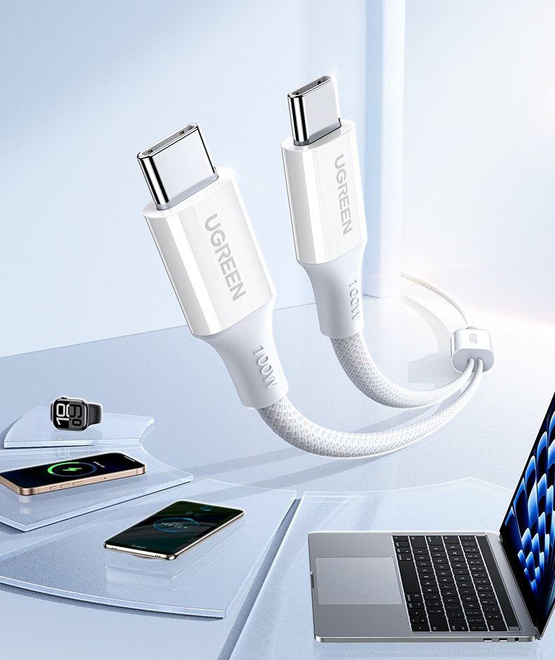 UGREEN绿联-品质新体验,数码选绿联 绿联L527数据线PD100W疾速充电实拍效果