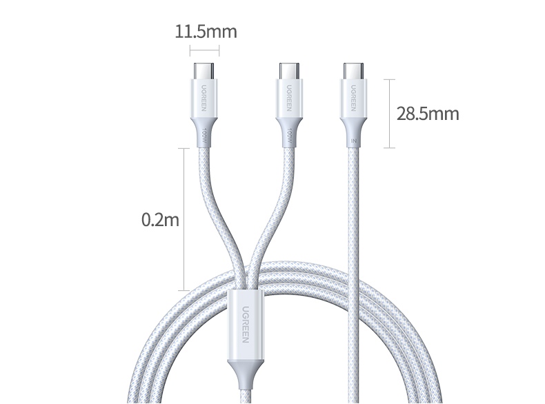 UGREEN绿联-品质新体验,数码选绿联 L527一米线长满足家庭办公多场景充电需求