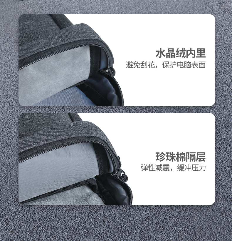 UGREEN绿联-品质新体验,数码选绿联 绿联LP584电脑包容量展示,可放置15.6英寸游戏笔记本