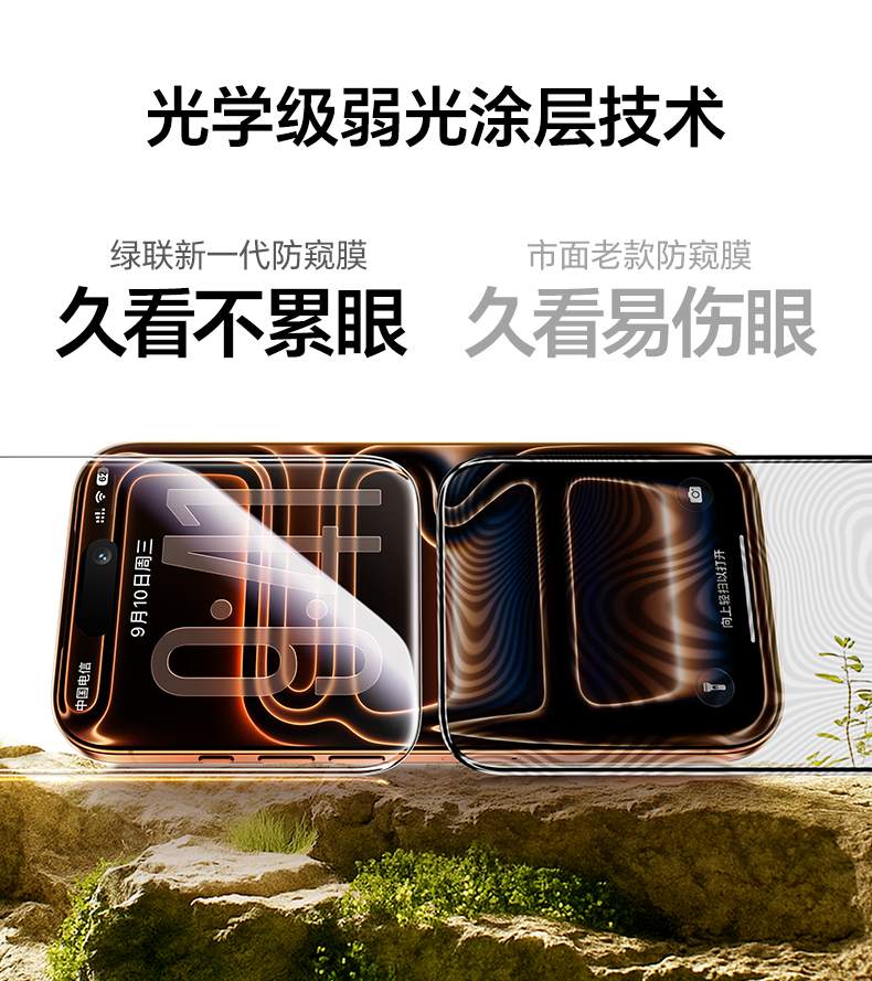 UGREEN绿联-品质新体验,数码选绿联 耐磨抗刮花 绿联康宁膜长期使用不易留痕