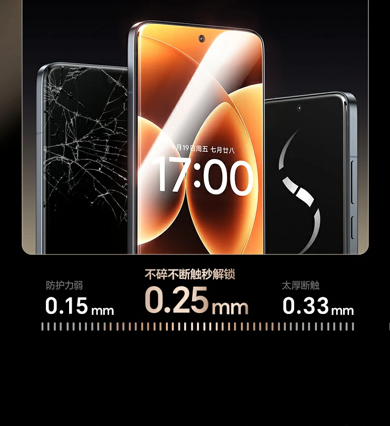 绿联小米17防爆膜 防摔抗冲击 安全保护更升级 绿联小米17防爆膜 防摔抗冲击 安全保护更升级