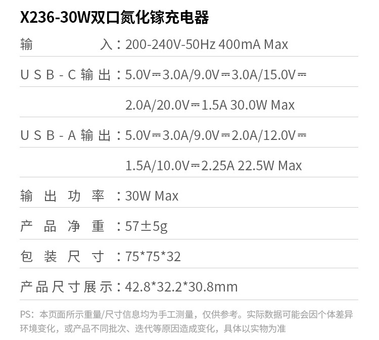 UGREEN绿联-品质新体验,数码选绿联 绿联30W氮化镓快充头充电效率高温控精准