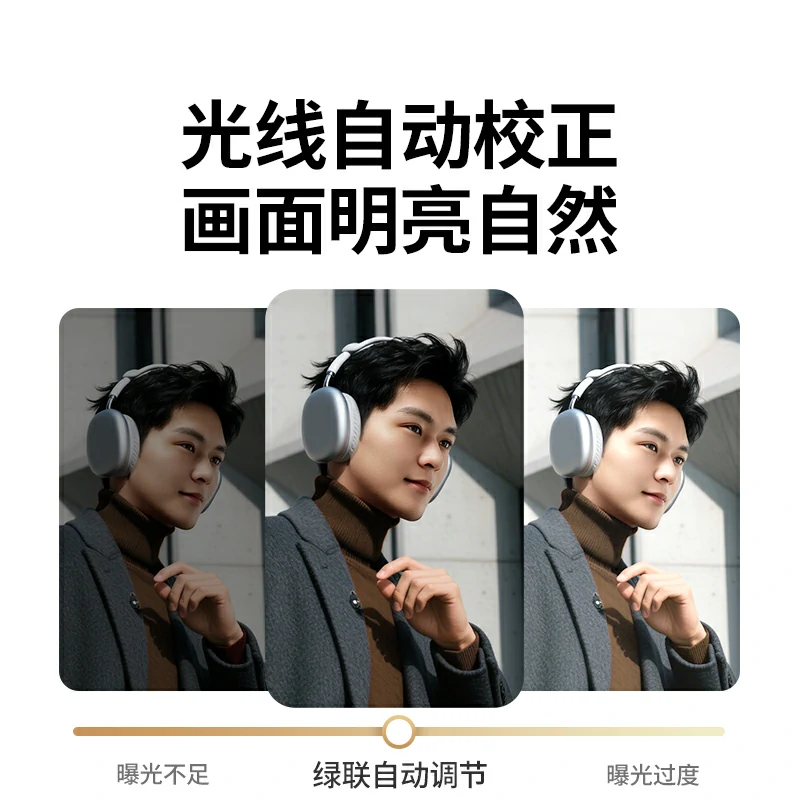 绿联USB外置摄像头 2K高清