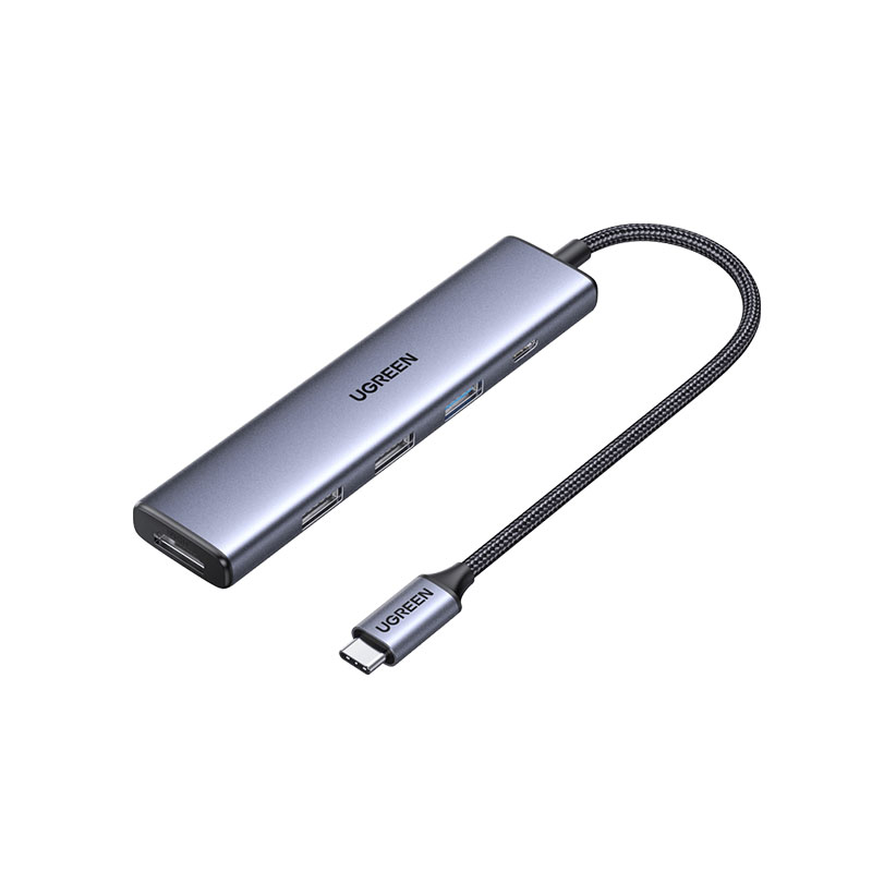 绿联Type-C五合一多功能扩展坞 4K30Hz