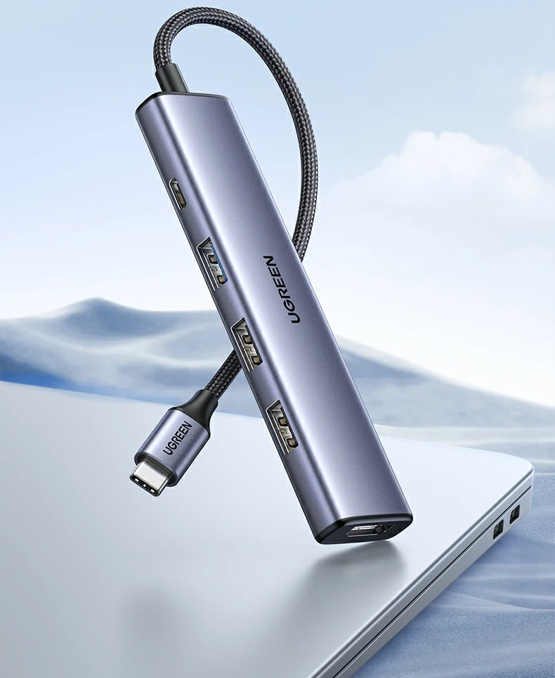 4K@30Hz高清投屏 - 提供影院级视觉享受,支持镜像模式 绿联15495 HDMI接口支持4K@30Hz高清输出演示(镜像模式)