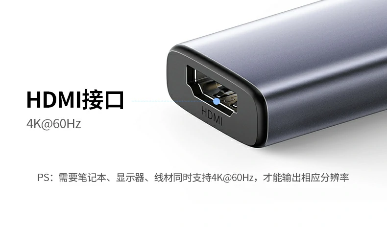 适用于苹果MacBook - 高效办公会议演示工具 绿联CM478-35178 连接苹果MacBook Pro进行会议投屏场景