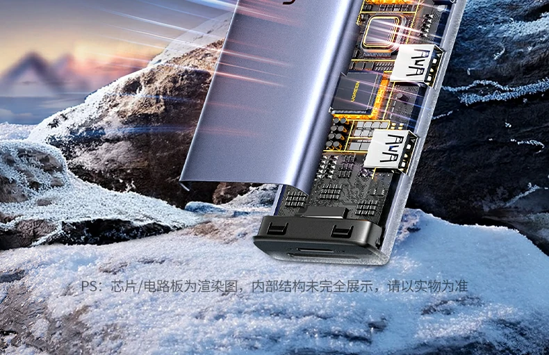 CM498-15375便携扩展应用 绿联CM498-15375九合一扩展坞便携使用场景