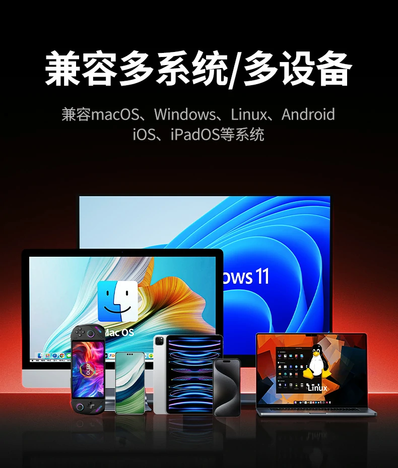 居家办公高效扩展 - 键鼠网线显示器一坞搞定 绿联CM511-75642远程办公网络与外设扩展演示