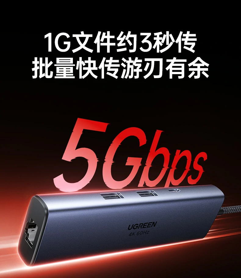 平板变生产力工具 - 外接键鼠显示器轻松办公 绿联CM512-75643连接平板实现桌面化办公