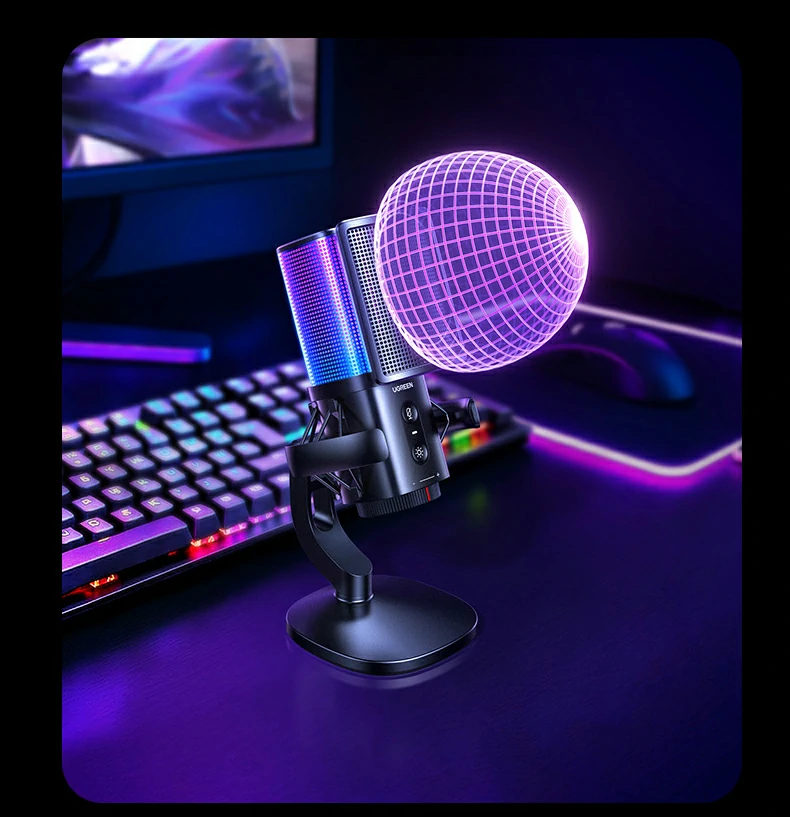 完整配件套装 - 开箱即用无忧体验 绿联CM581开箱内容:麦克风+说明书+保修卡