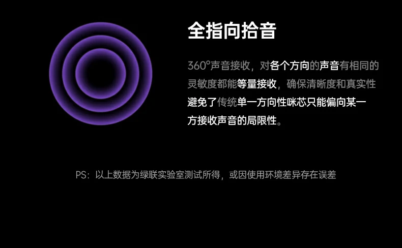 完整配件套装 - 开箱即用无忧体验 绿联CM581开箱内容:麦克风+说明书+保修卡